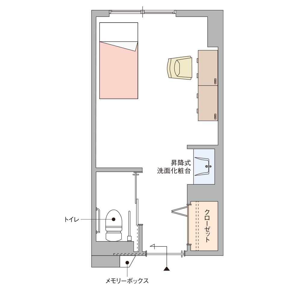 グッドタイムリビング嵯峨有栖川 間取図