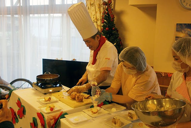 介護付き有料老人ホーム ウェルフェアー多賀城 クリスマス