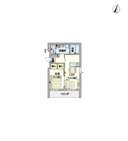 ヘーベルVillage用賀多摩川台 間取図