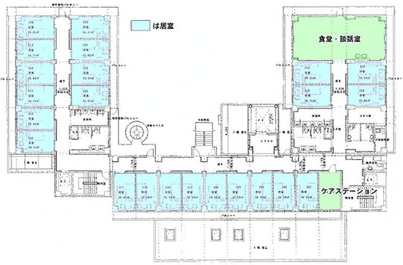 メディクスケアホーム松戸 間取図