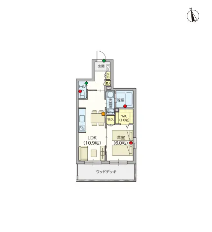 ヘーベルVillage等々力 間取図