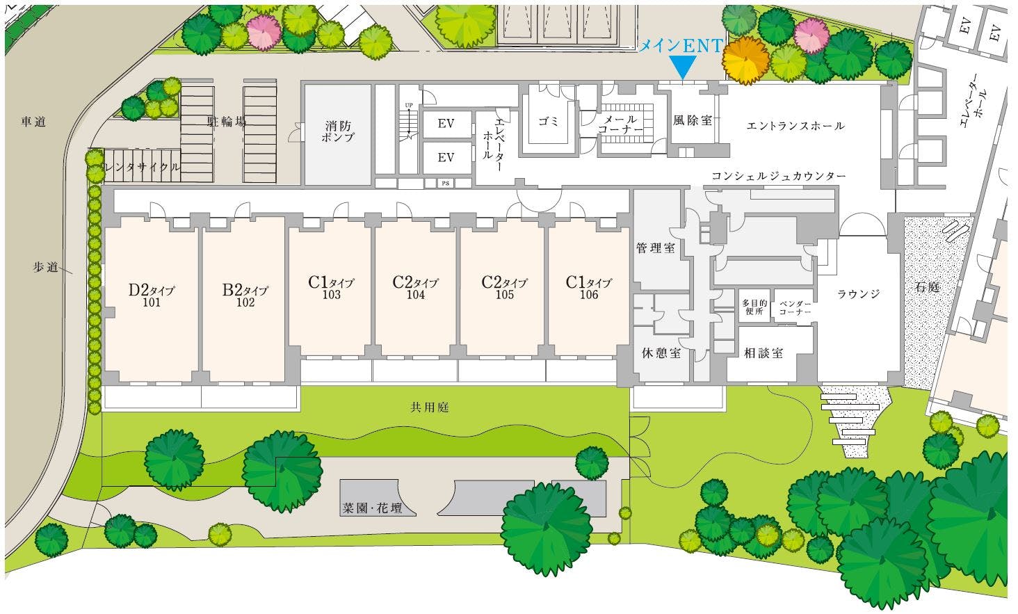 グランドマスト江古田の杜 間取図
