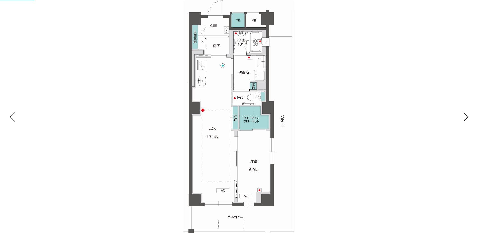 グランドマスト西宮苦楽園 間取図