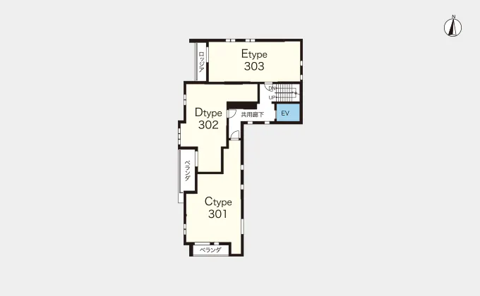 ヘーベルVillage住吉Ⅱ 間取図
