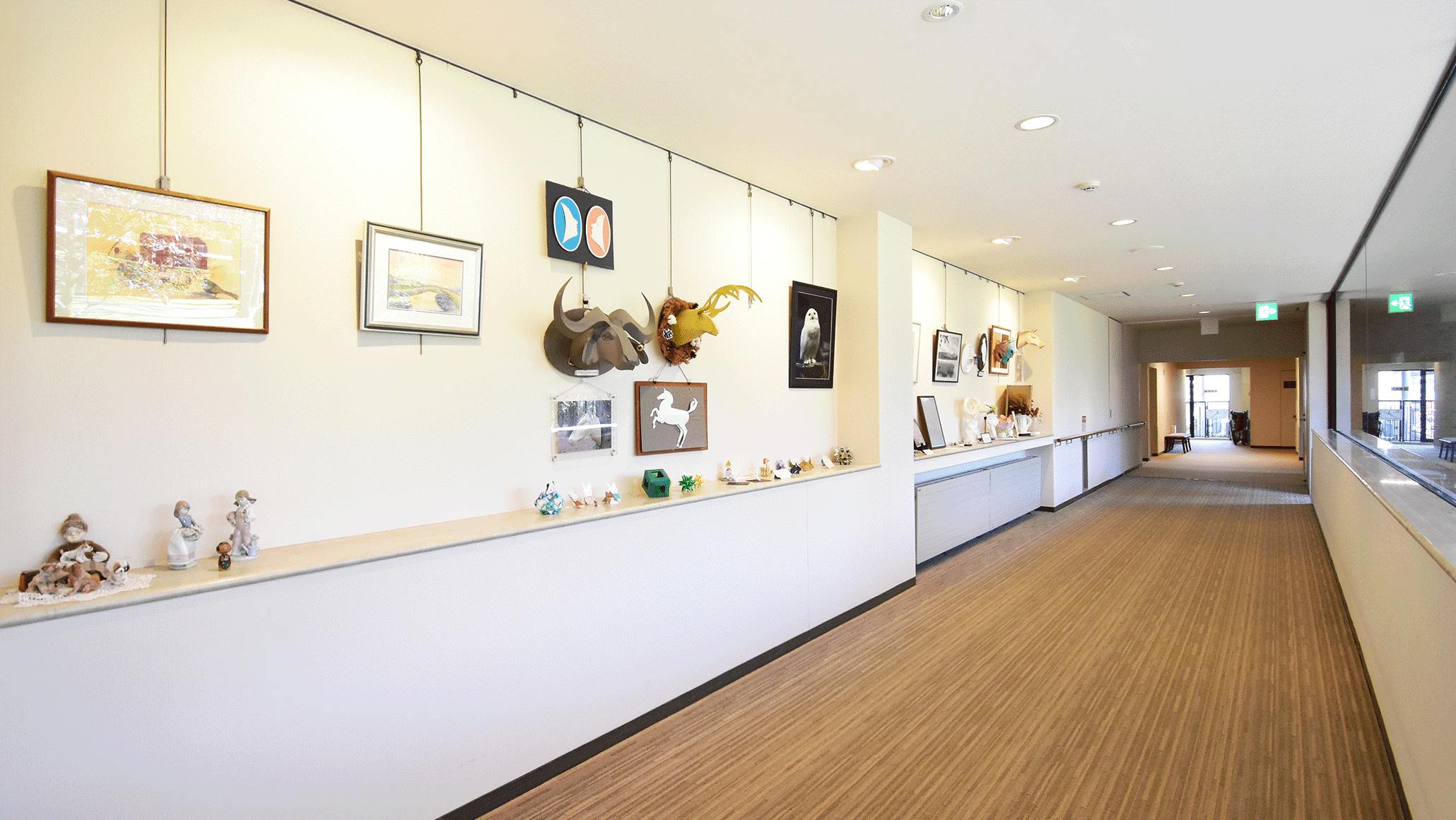 光が丘パークヴィラ 作品展示コーナー