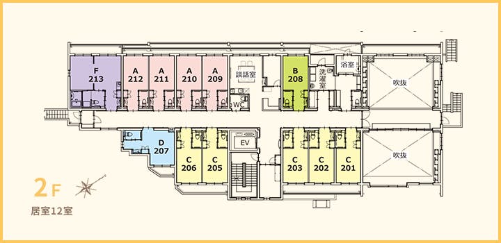 サービス付き高齢者住宅Ｍ＆Ｓ大高亀原 間取図