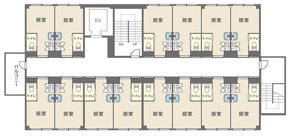 グローバルケア高石 間取図