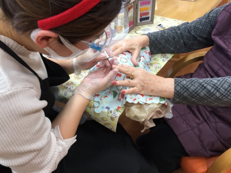 そんぽの家鶴見緑地 ネイルアート