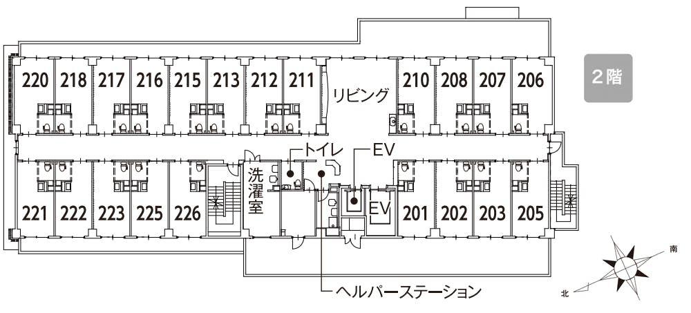 イリーゼ中浦和 間取図