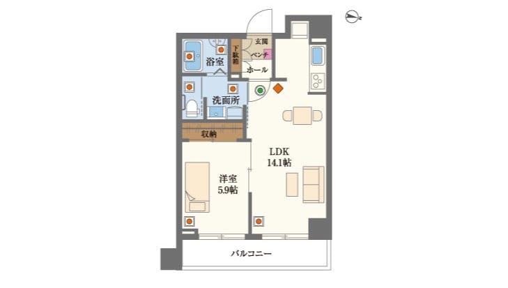 グランドマスト町田 間取図