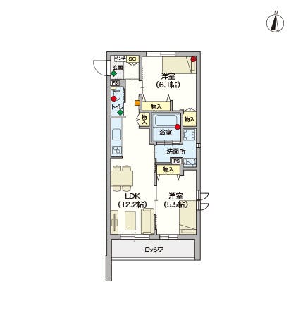ヘーベルVillage羽田Ⅰ 間取図