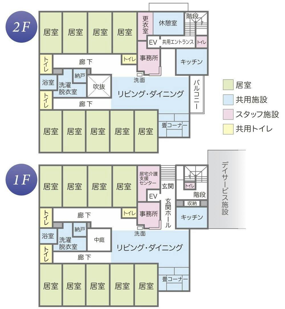 グループホームつどい「黒子家」 間取図