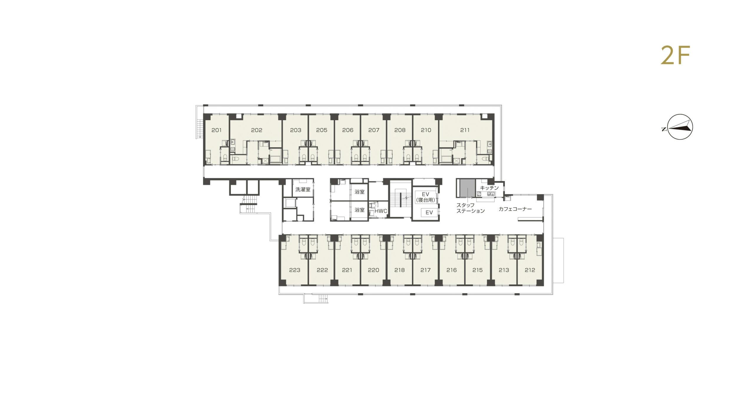 チャームスイート苦楽園 間取図