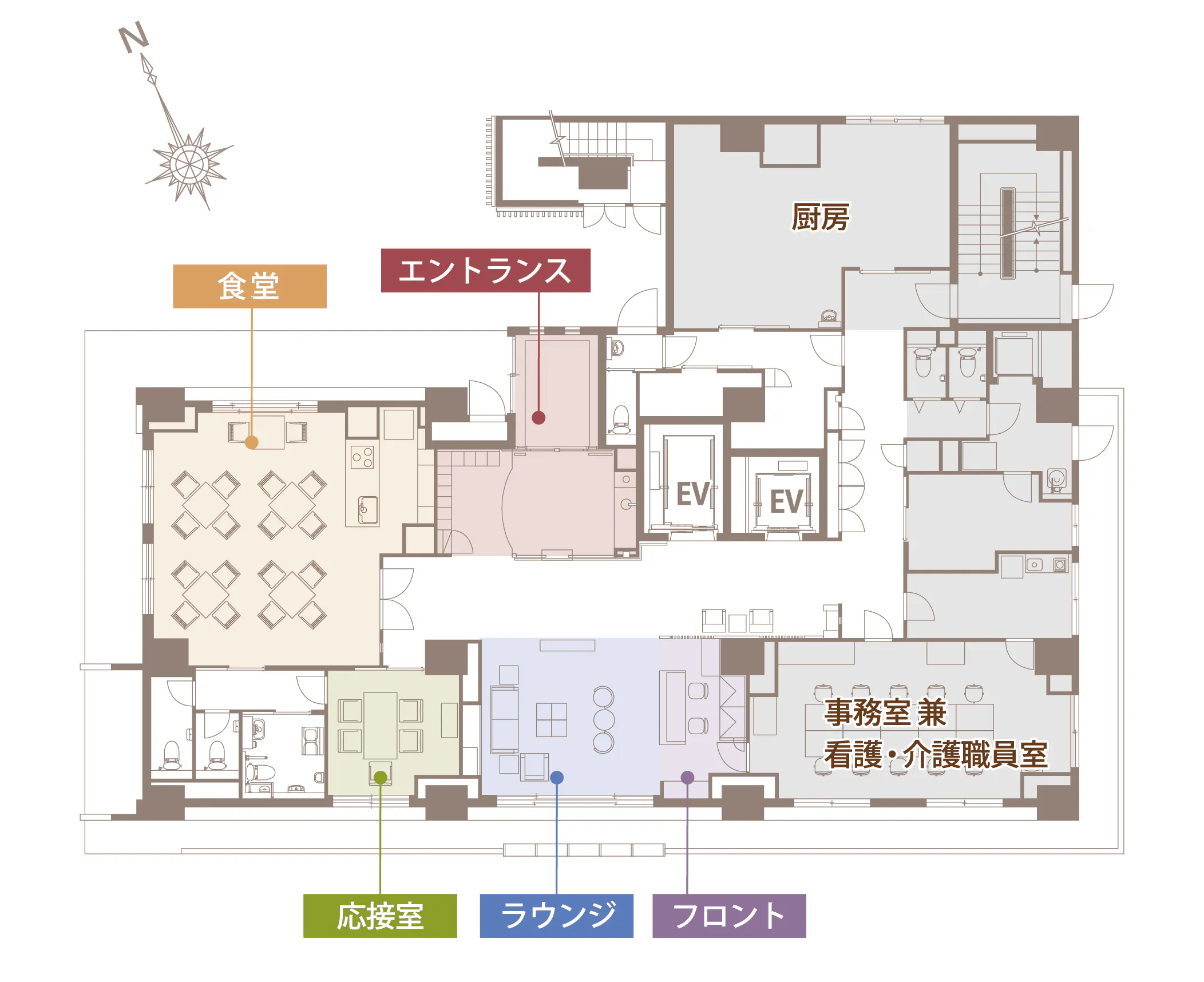 エイジフリー・ライフ文京湯島 間取図