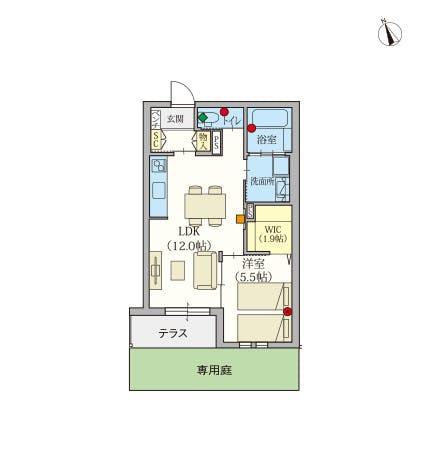 ヘーベルVillage調布富士見町 間取図