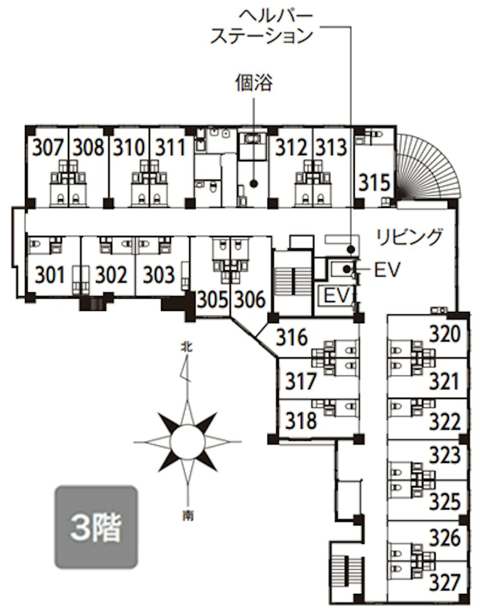 イリーゼ札幌中島公園 間取図