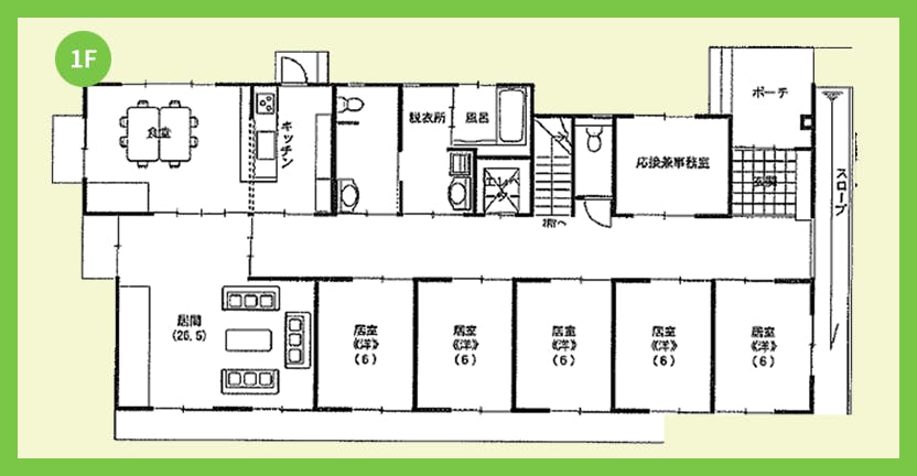 グループホーム陽だまり寿の家 間取図