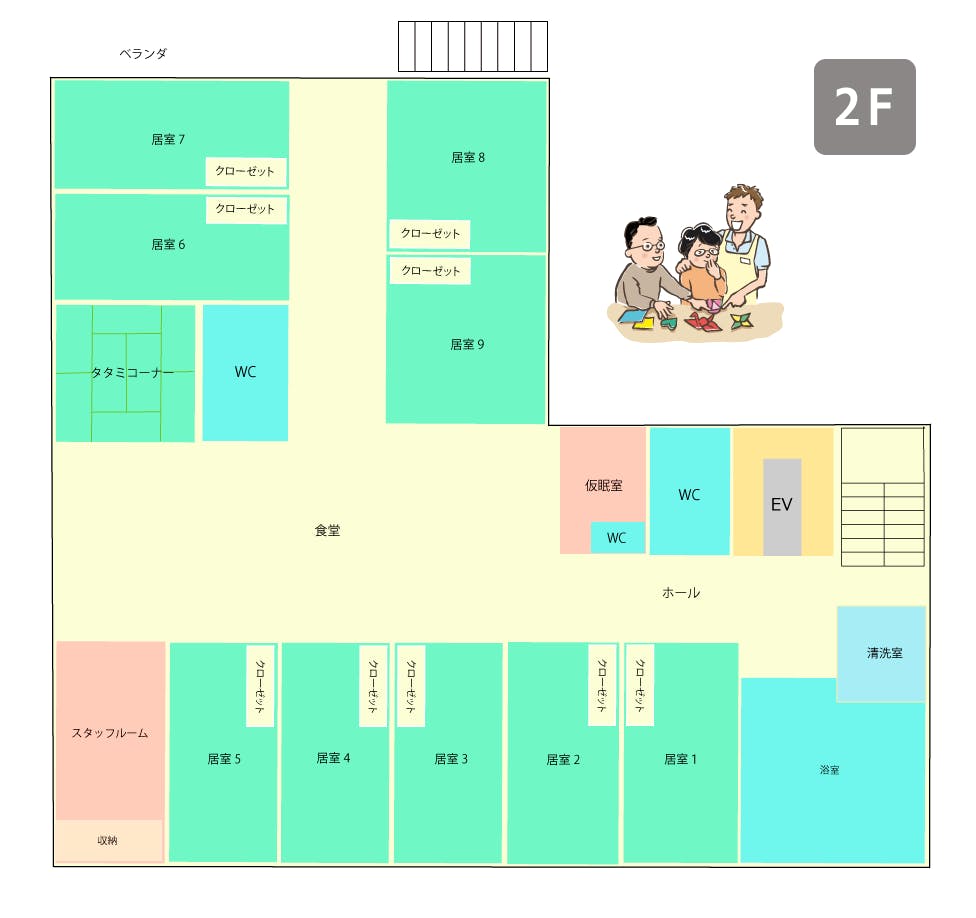 ぐっどケアKitayama 間取図