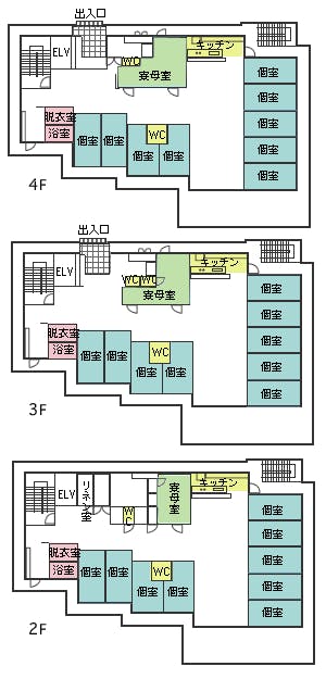 学園前西グループホーム 間取図