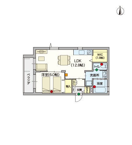 ヘーベルVillage西尾久8丁目 間取図