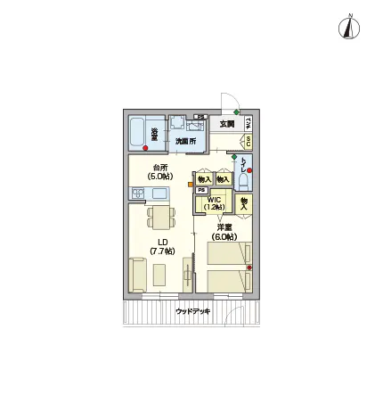 ヘーベルVillage井荻II 間取図