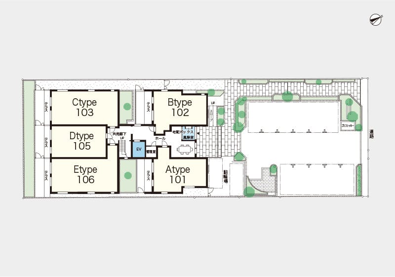 へーベルVillage市川 間取図