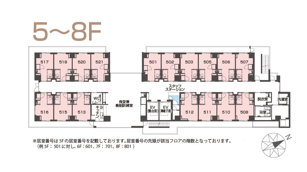 チャームスイート調布 間取図