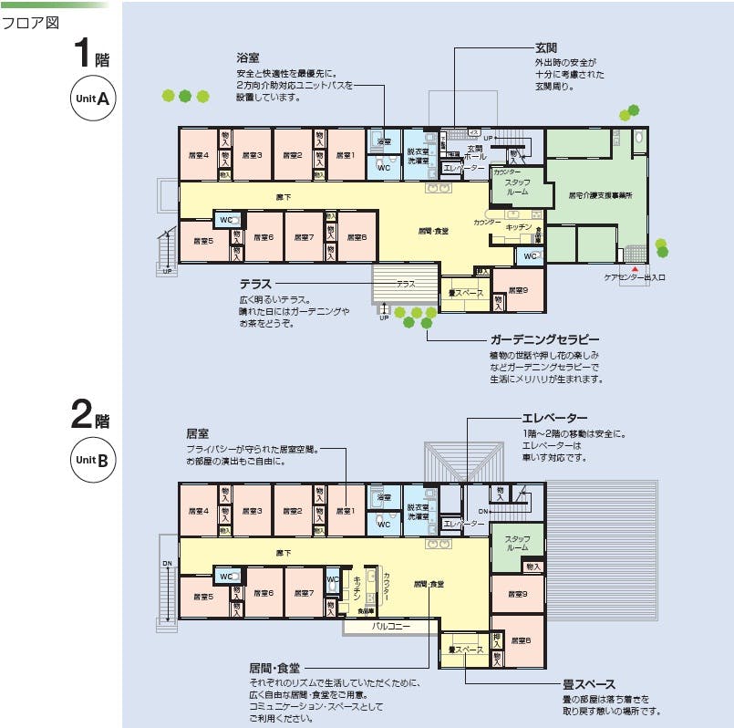 ニチイケアセンター坂本 間取図