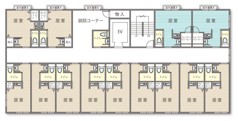 グローバルケア百舌鳥 間取図