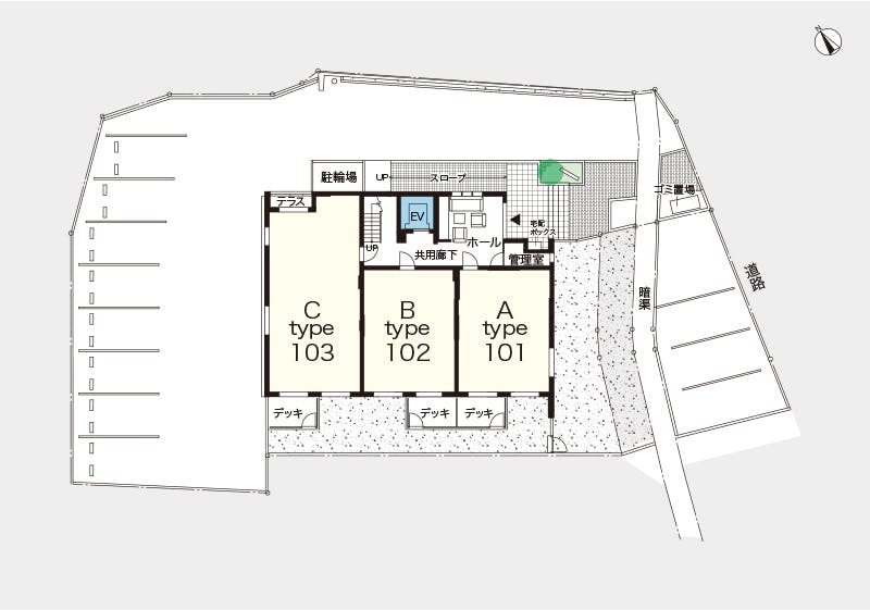 ヘーベルVillage西生田 間取図