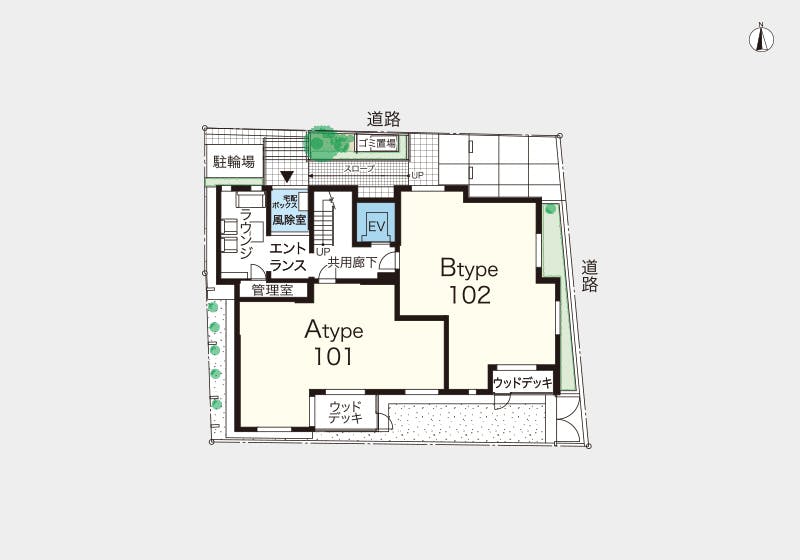 ヘーベルVillage新代田 間取図