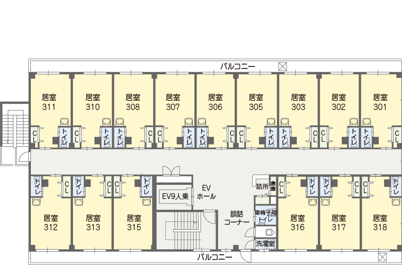 リーブル泉大津 間取図