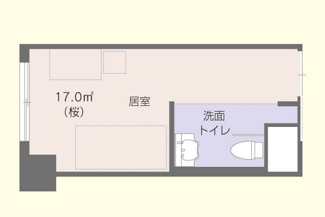 住宅型有料老人ホーム桜 間取図
