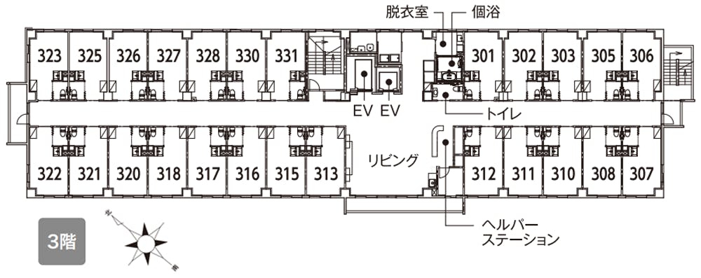 イリーゼ東札幌 間取図