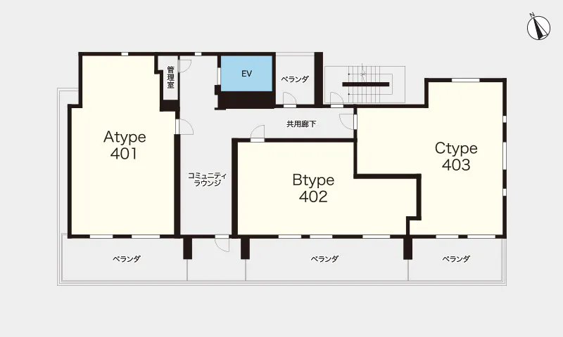 ヘーベルVillage西船橋駅前 間取図