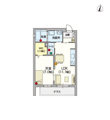 ヘーベルVillage新高円寺 間取図