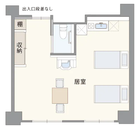 ウエルハウスキセラ（サ高住） 間取図