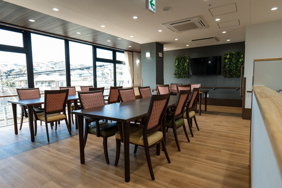 リアンレーヴ港南台 食堂兼機能訓練室4階