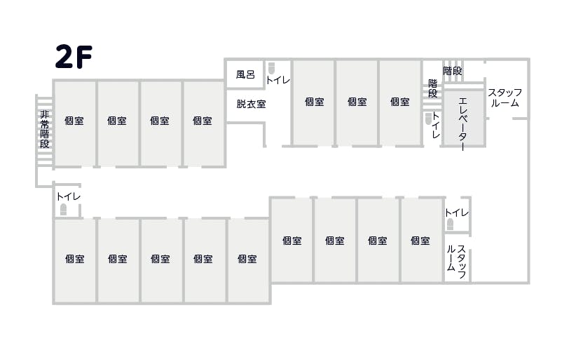 緩和型ナーシングホームキセキかにえ 間取図