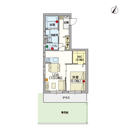 ヘーベルVillage小岩 間取図