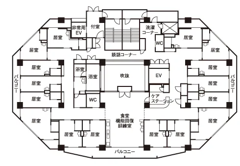 レガロ・ヴィータ京橋 間取図