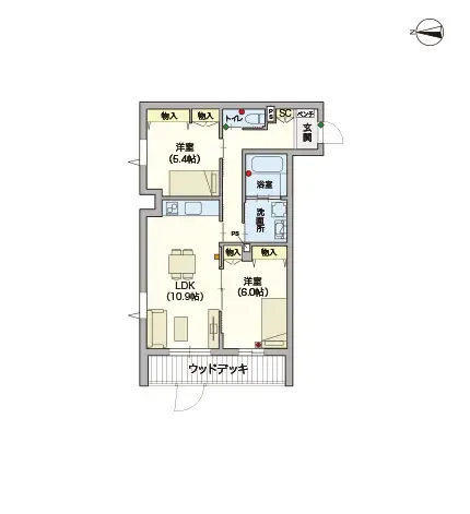 ヘーベルVillage練馬平和台 間取図