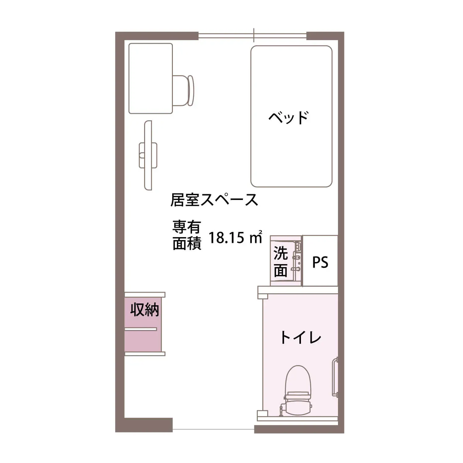 やさしい手シニアリビングやさしえ東城 間取図
