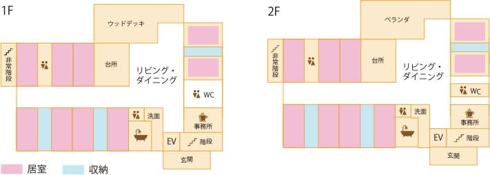 ノーマライ心の花御成 間取図