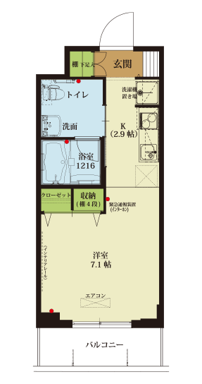 リリィパワーズレジデンス西新井 間取図