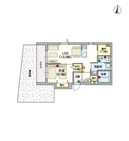 ヘーベルVillage羽田Ⅰ 間取図