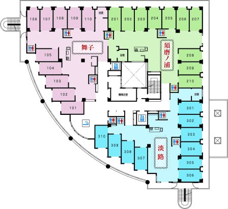 特別養護老人ホーム須磨シニアコミュニティ 間取図