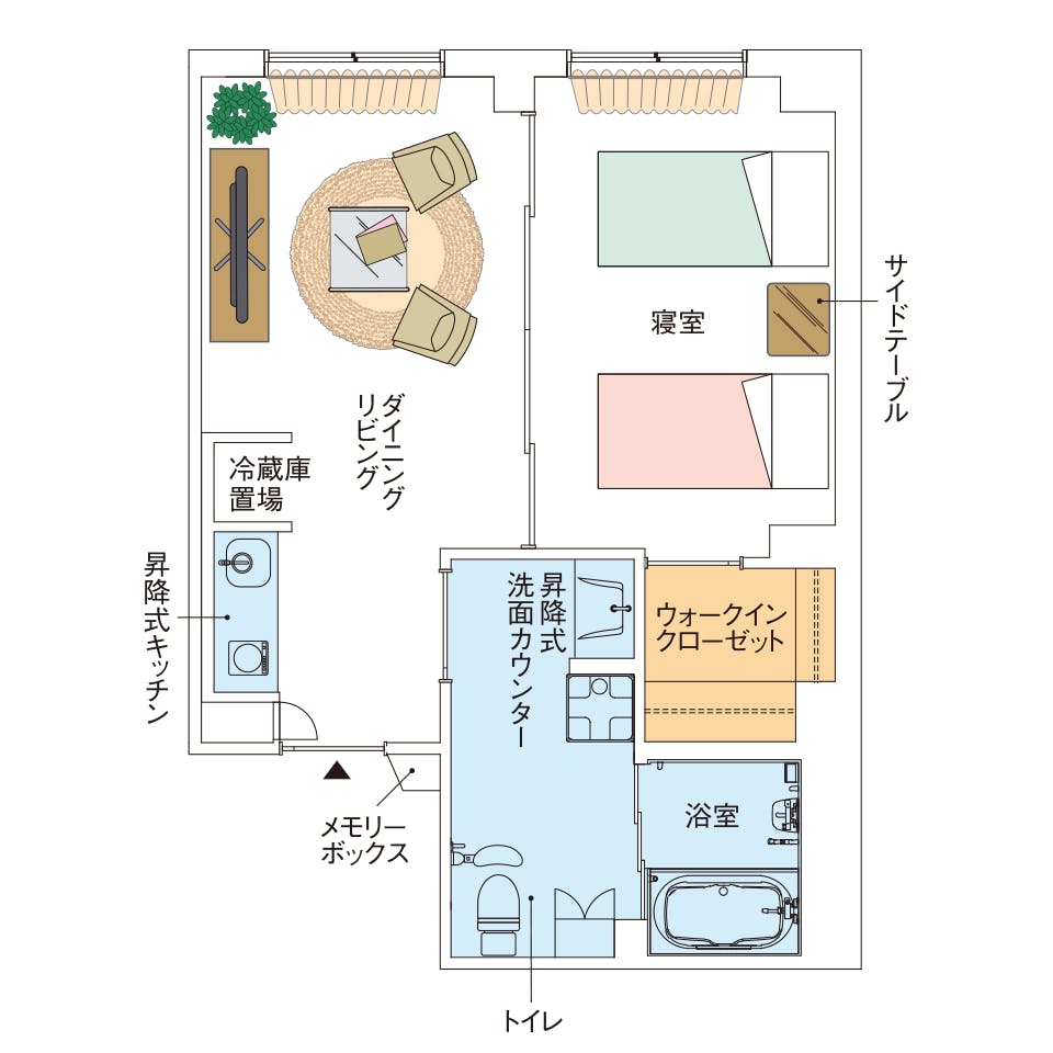 グッドタイムリビング宝塚逆瀬川 間取図
