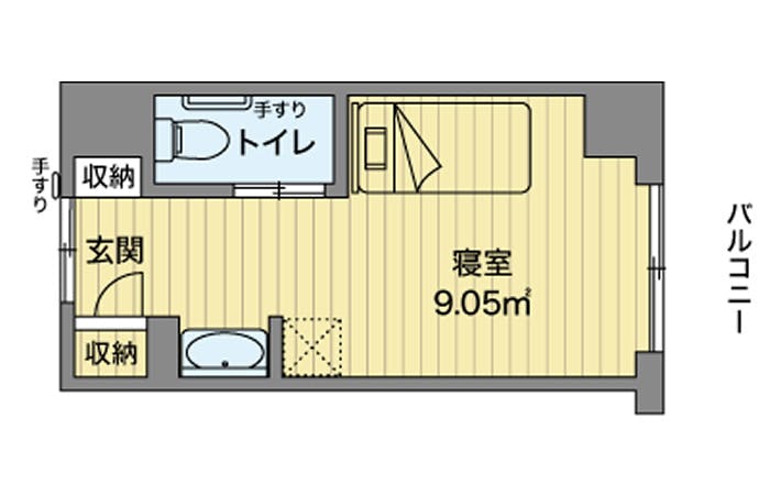 レイ・ストーリア滝山 間取図