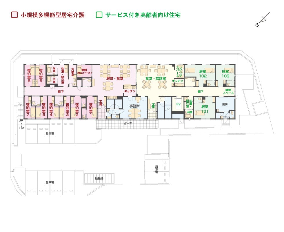 エイジフリーハウス松戸北小金 間取図